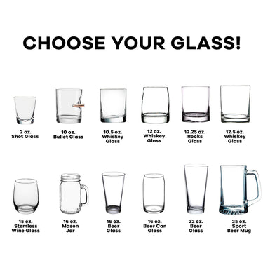 Custom Groomsman Photo on Glassware